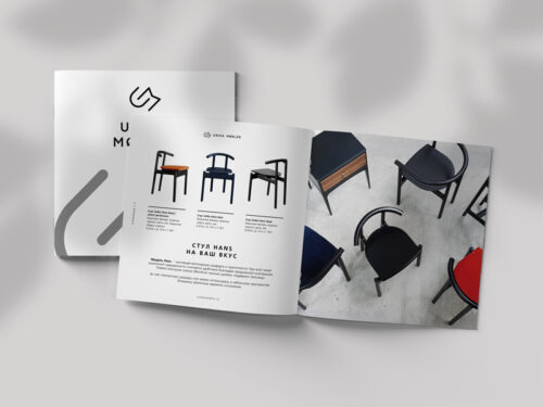 Разработка дизайна каталога для мебельной компании Unika Moblar