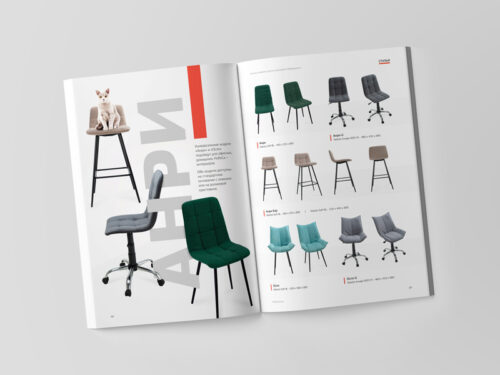 Разработка дизайна каталога для мебельного бренда "Фабрикант"
